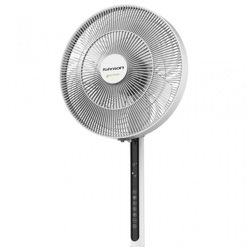 Ventilator cu picior Rohnson R8650 Natural Breeezer, putere 33W, 35cm diametru, afisaj LED, 32 setari viteza,temporizator,telecomanda ,inaltime reglabila Ventilator cu picior Rohnson R8650 Natural Breeezer, putere 33W, 35cm diametru, afisaj LED, 32 setari viteza,temporizator,telecomanda ,inaltime reglabila
