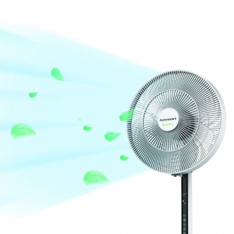 Ventilator cu picior Rohnson R8650 Natural Breeezer, putere 33W, 35cm diametru, afisaj LED, 32 setari viteza,temporizator,telecomanda ,inaltime reglabila Ventilator cu picior Rohnson R8650 Natural Breeezer, putere 33W, 35cm diametru, afisaj LED, 32 setari viteza,temporizator,telecomanda ,inaltime reglabila