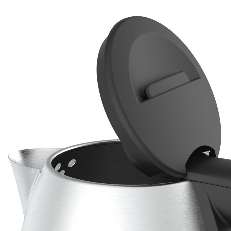 Fierbator electric Rohnson R7621,1800W, 1,2 L, baza rotunda pivotanta 360°, oprire automata, protectie supraincalzire, inox