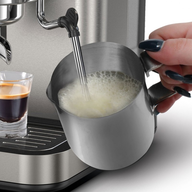 Espressor  cu râșniță 2 în 1 Rohnson R98150,1350W, cafea boabe, putere macinare 120W,2L, 20bar,tactil ,77dB, sistem control temperatura NTC, 20 nivele macinare Espressor  cu râșniță 2 în 1 Rohnson R98150,1350W, cafea boabe, putere macinare 120W,2L, 20bar,tactil ,77dB, sistem control temperatura NTC, 20 nivele macinare