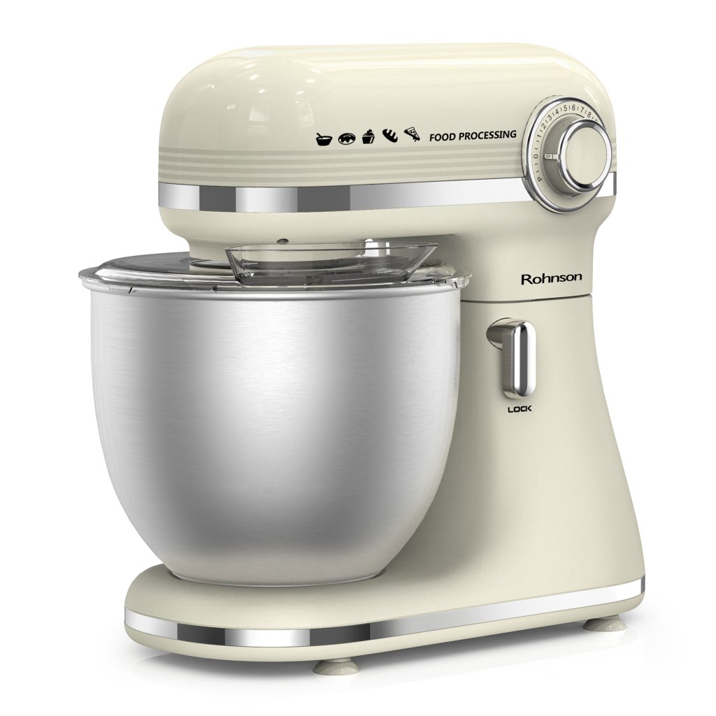 Mixer planetar Rohnson R5880, 1500W, bol 7L inox, 12 viteze, puls