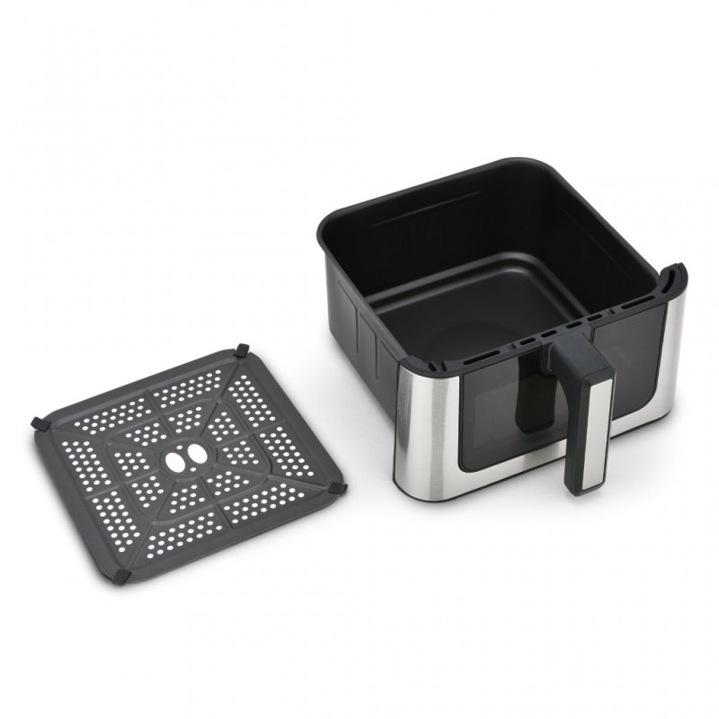 Friteuza cu aer cald Rohnson R2874, 1500W, 8 L, Panou tactil digital LED, 8 programe automate, timer 60 min, 80-200 ° C, maner termoizolat, protectie supraincalzire, oprire automata, vizor de sticlă Friteuza cu aer cald Rohnson R2874, 1500W, 8 L, Panou tactil digital LED, 8 programe automate, timer 60 min, 80-200 ° C, maner termoizolat, protectie supraincalzire, oprire automata, vizor de sticlă