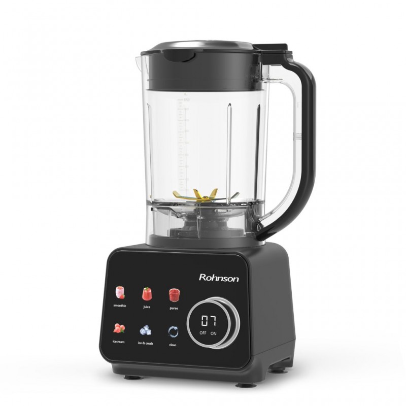 Blender de masa 2 in 1 Rohnson R5345 ,1800W,6 lame acoperite cu titan ,cana mare 1.75L fara BPA, recipient 600ml cu 4 lame, pulse, 10 viteze , panou digital, 6 functii prestabilite Blender de masa 2 in 1 Rohnson R5345 ,1800W,6 lame acoperite cu titan ,cana mare 1.75L fara BPA, recipient 600ml cu 4 lame, pulse, 10 viteze , panou digital, 6 functii prestabilite
