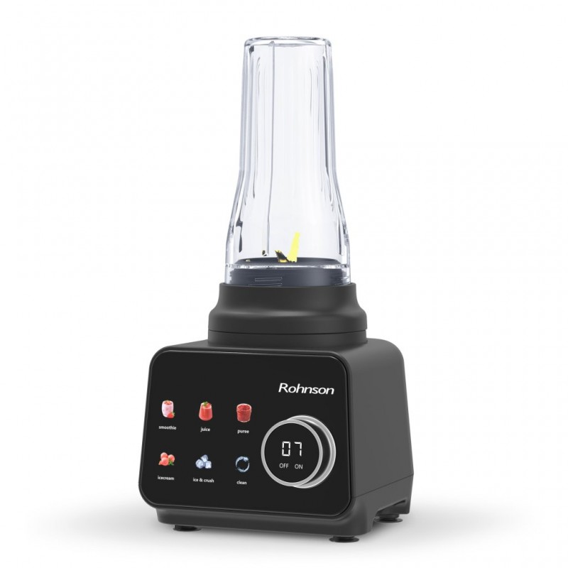 Blender de masa 2 in 1 Rohnson R5345 ,1800W,6 lame acoperite cu titan ,cana mare 1.75L fara BPA, recipient 600ml cu 4 lame, pulse, 10 viteze , panou digital, 6 functii prestabilite Blender de masa 2 in 1 Rohnson R5345 ,1800W,6 lame acoperite cu titan ,cana mare 1.75L fara BPA, recipient 600ml cu 4 lame, pulse, 10 viteze , panou digital, 6 functii prestabilite