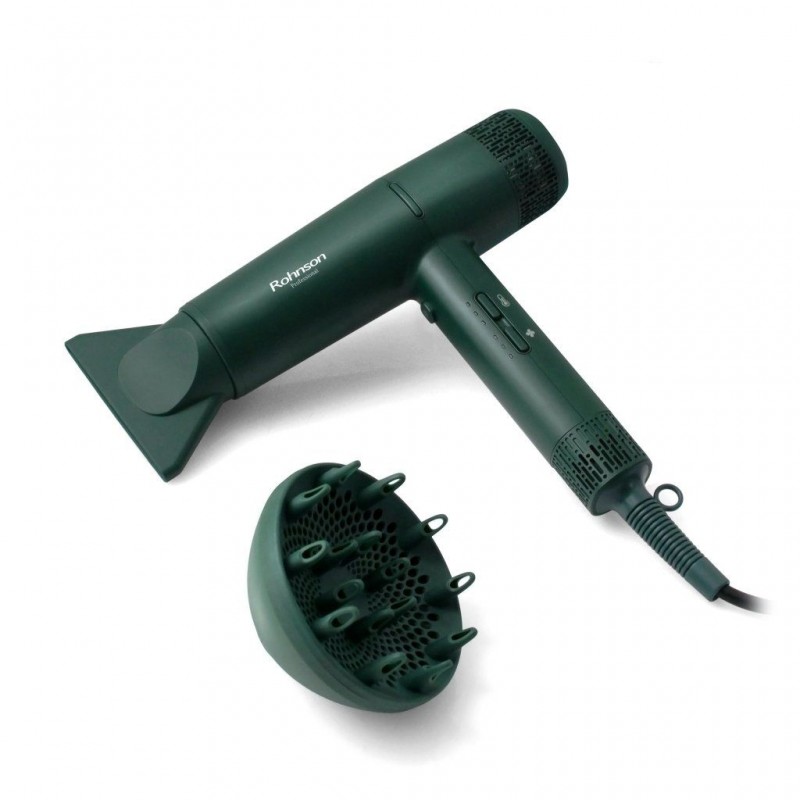 Uscător de păr profesional Rohnson R692, 2000W, Ionizare, motor BLDC, 3 setari de temperatura, 3 viteze,microfiltru detasabil ,68db Uscător de păr profesional Rohnson R692, 2000W, Ionizare, motor BLDC, 3 setari de temperatura, 3 viteze,microfiltru detasabil ,68db