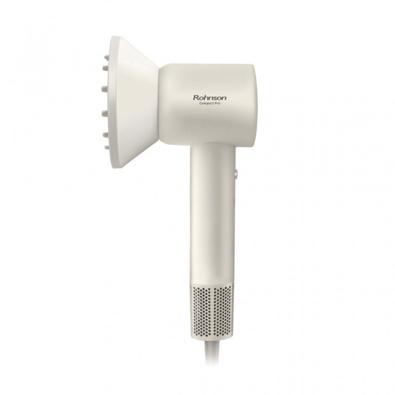 Uscător de păr profesional Rohnson R694, 1600W, Afisaj LED, NTC, Ionizare, motor BLDC, 4 setari de temperatura, 2 Viteze, protecție împotriva supraîncălzirii, 86 dB Uscător de păr profesional Rohnson R694, 1600W, Afisaj LED, NTC, Ionizare, motor BLDC, 4 setari de temperatura, 2 Viteze, protecție împotriva supraîncălzirii, 86 dB