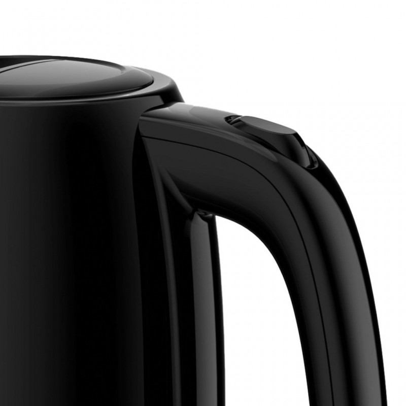 Fierbator electric Rohnson R7038, 2200 W, 1,7 L,baza pivotanta 360°, oprire automata, protectie supraincalzire, filtru anticalcar detasabil, Negru