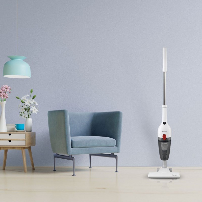 Aspirator de mana si vertical Rohnson R1226 Dual Force 2in1, cyclone, 600W, 1L, filtru HEPA,2 duze, 75dB