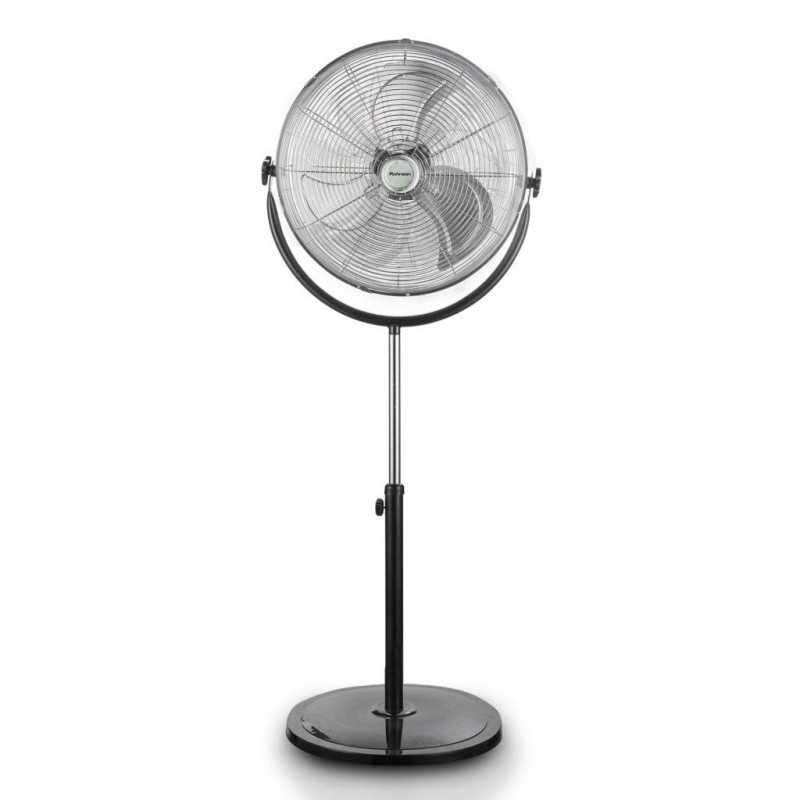 Ventilator metalic cu picior Rohnson R8118, putere 110W, 45cm diametru, 3 lame aluminiu, grill protectie, 3 setari viteza , baza stabila Ventilator metalic cu picior Rohnson R8118, putere 110W, 45cm diametru, 3 lame aluminiu, grill protectie, 3 setari viteza , baza stabila