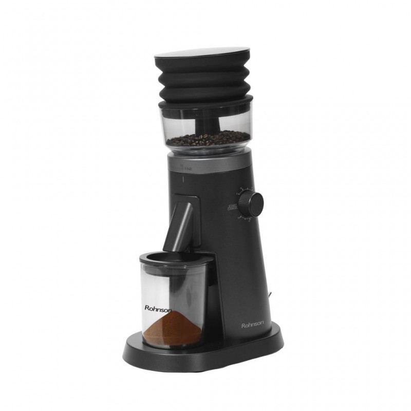 Râșniță electrică de cafea Rohnson R98095,150W,75 de niveluri de macinare,recipient boabe cafea 120g, timp macinare 5-60s,sistem protectie supraincalzire ,85dB