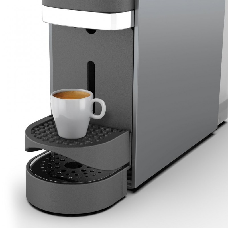 Espressor extra slim manual cu capsule Nespresso®*, Rohnson R98042, 1.140 W, 20 bar, 0.6 L, ERP, control temperatura NTC si PID,oprire automata sau manuala Espressor extra slim manual cu capsule Nespresso®*, Rohnson R98042, 1.140 W, 20 bar, 0.6 L, ERP, control temperatura NTC si PID,oprire automata sau manuala