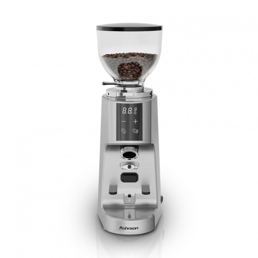 Râșniță electrică de cafea Rohnson R98094,260W,100 de niveluri de macinare,recipient boabe cafea 350g, panou tactil,timp macinare 5-60s,sistem protectie supraincalzire 