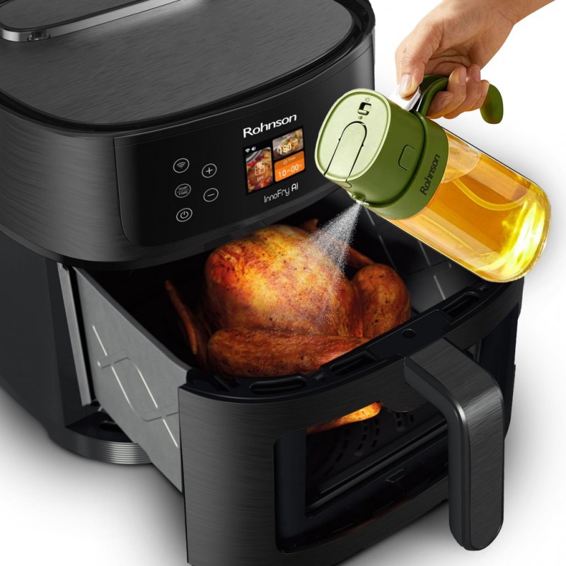 Pulverizator de ulei, Rohnson AF09, 550 ml,fără BPA și PFAS