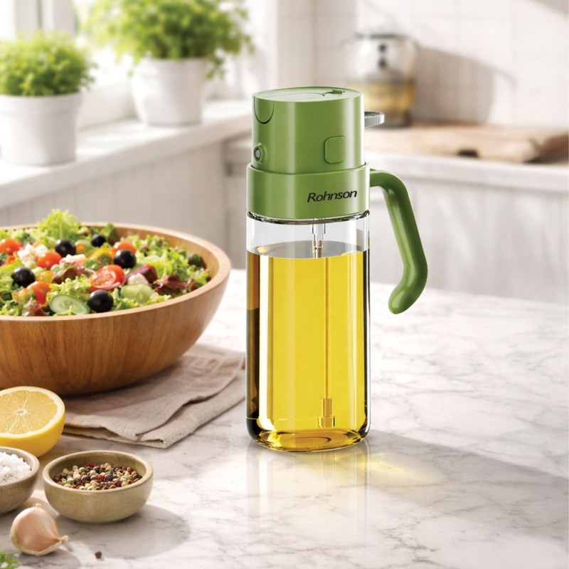 Pulverizator de ulei, Rohnson AF09, 550 ml,fără BPA și PFAS