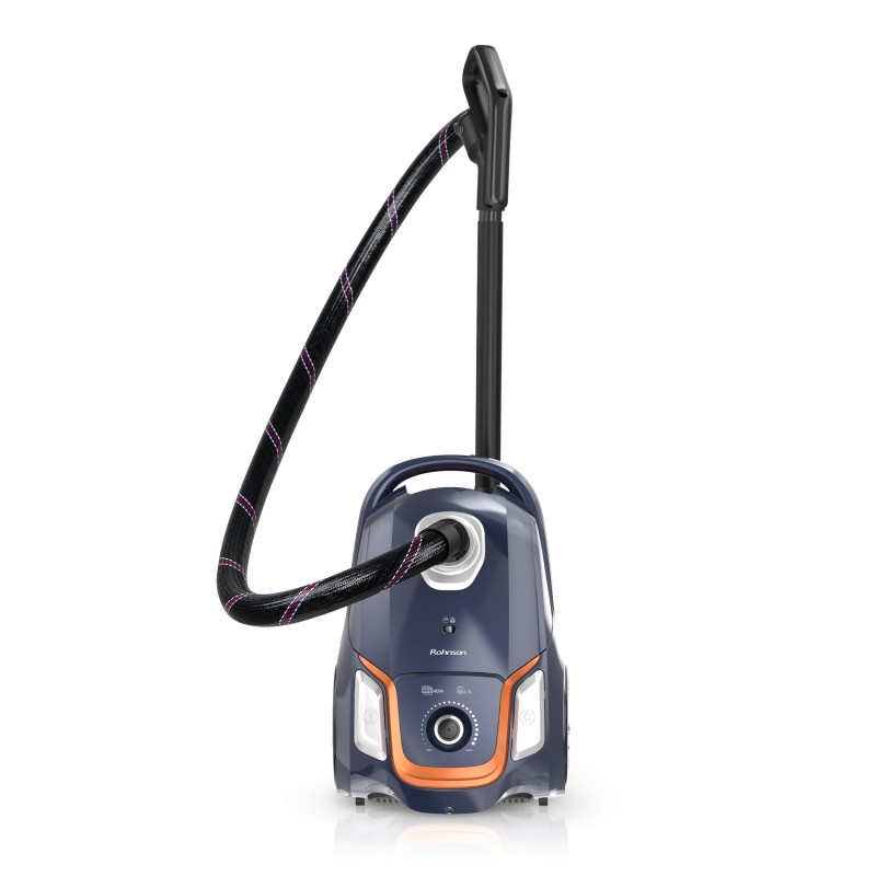 Aspirator Rohnson R1252, putere 800W,functie control putere, filtrare dubla, tub telescopic metalic, maner ,sac textil 4.5L, 78dB