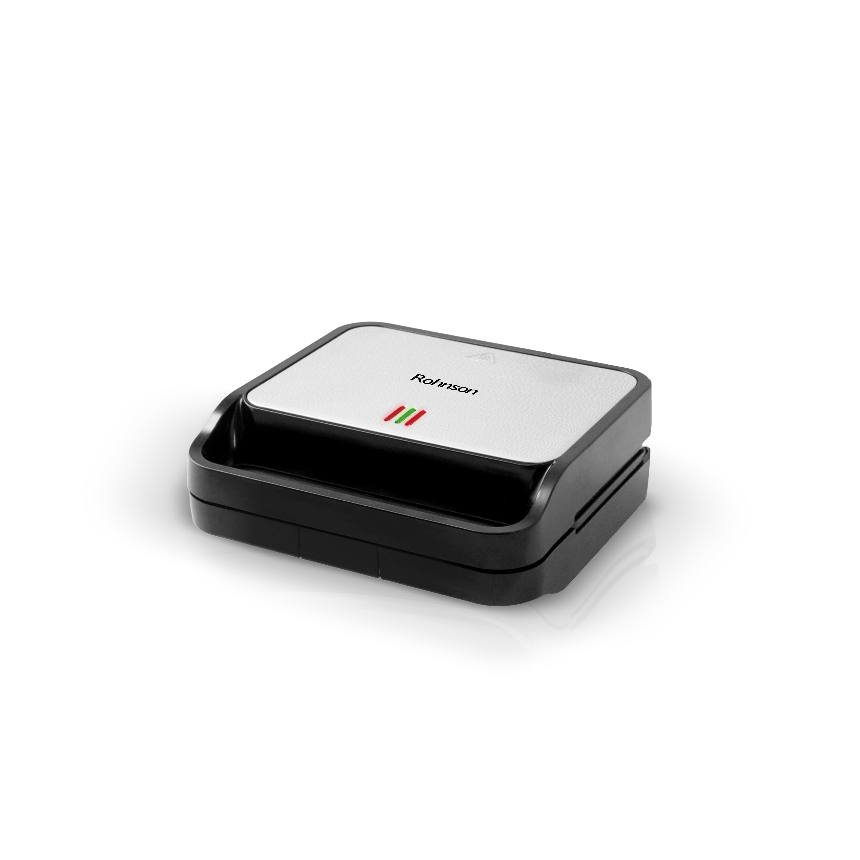 Sandwich maker Rohnson R2763, 850W, placi detasabile si antiaderente 22.5x12.6 cm, picioare antiderapante, maner izolat termic, protectie 