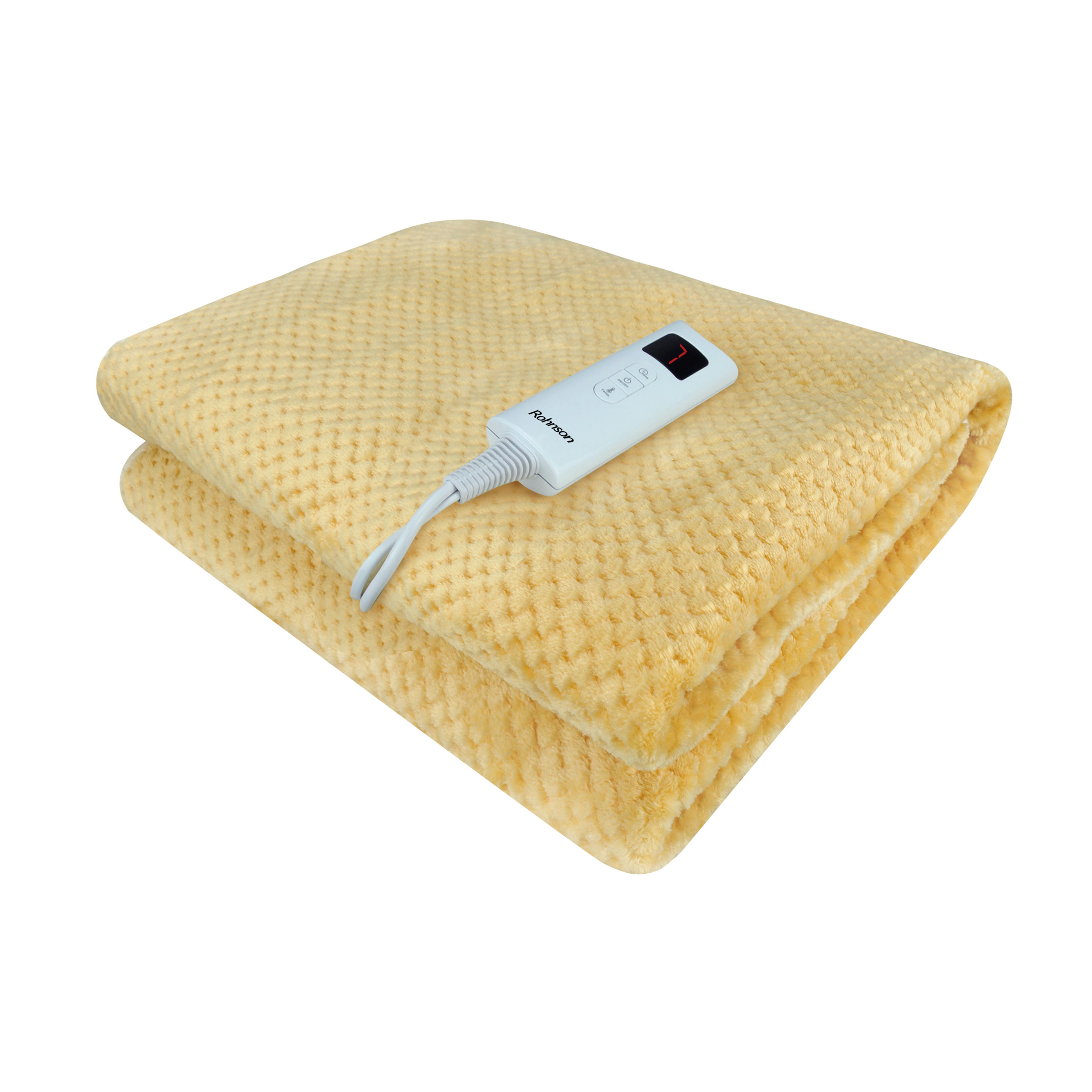 Patura electrica Rohnson R034, 150 x 80 cm, 55 W, 7 trepte de temperatura, timer 1-9h, oprire automata, dubla protectie