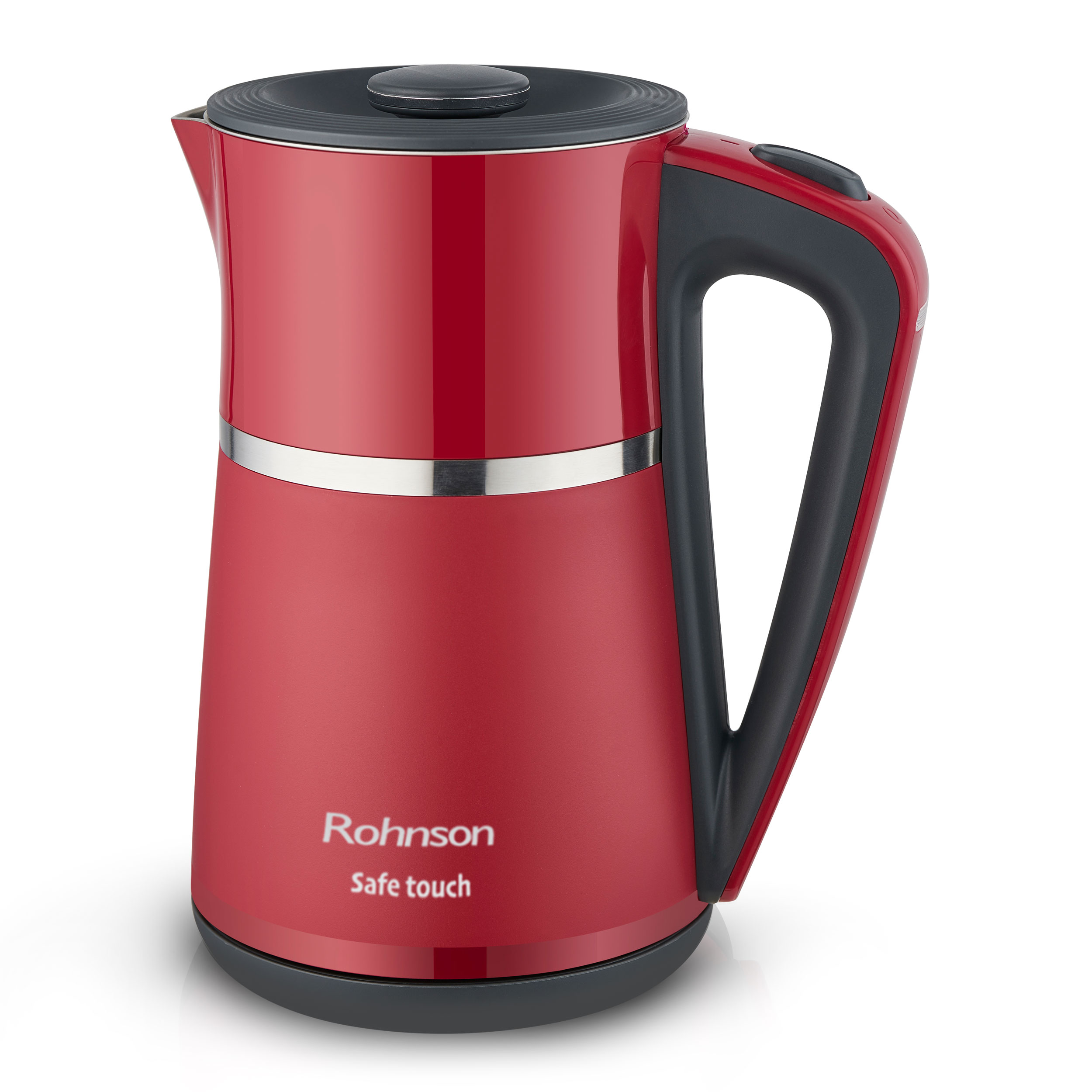 Fierbator Rohnson R7524, 2200 W, 1.7 l, fara fir, baza rotativă la 360°, tehnologie ''DOUBLE WALL'', sistem de siguranta impotriva incalzirii in gol,