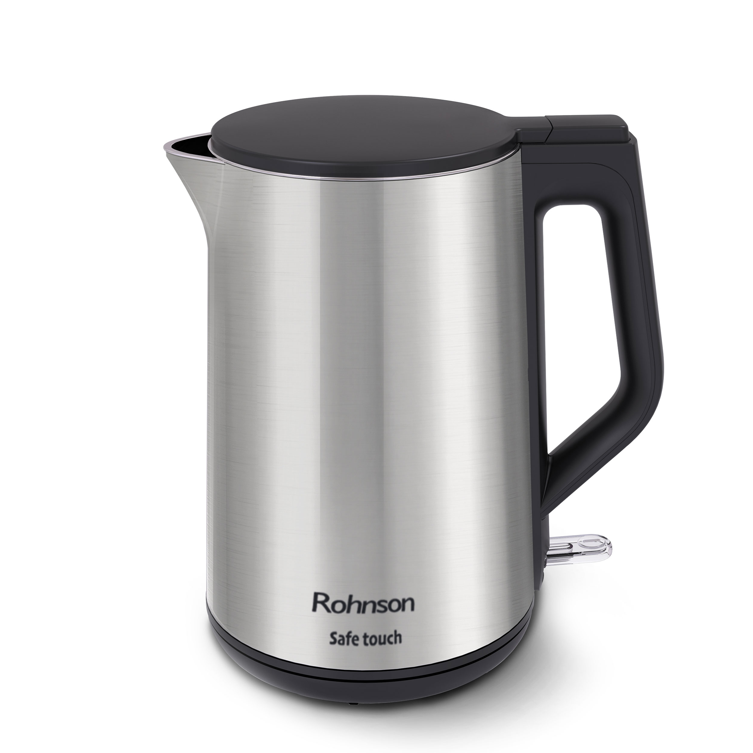 Fierbator Rohnson R7530, 2200 W, 1.5 l, fara fir, baza rotativă la 360°, Învelișul dublu din oțel inoxidabil 304 S/S, sistem de siguranta impotriva 