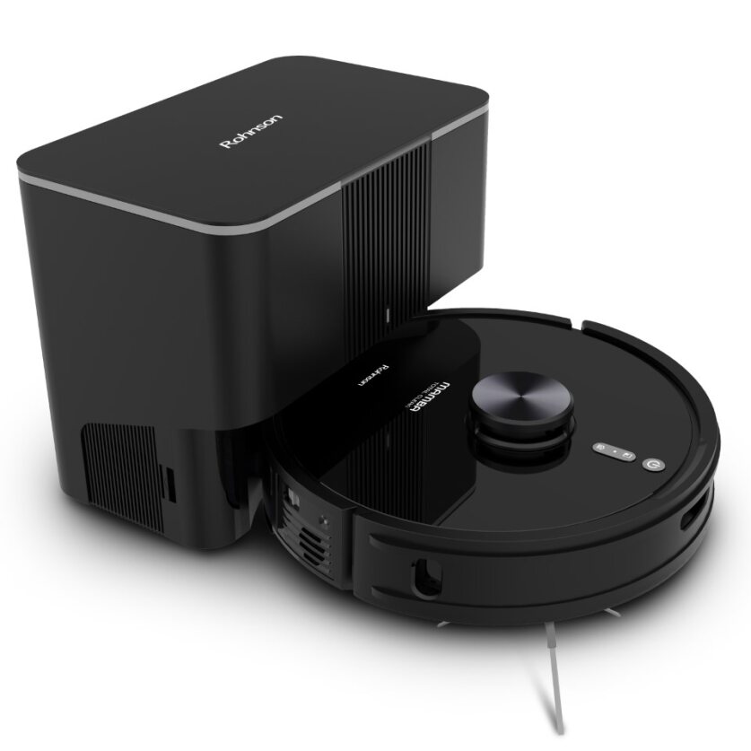 Robot aspirator cu mop si Wi-Fi, Rohnson Mamba Total Clean RM04, 8500Pa, 5L, 5200mAh Li, AI-procesor quad-core, Rohnson Link, Sistem automat de